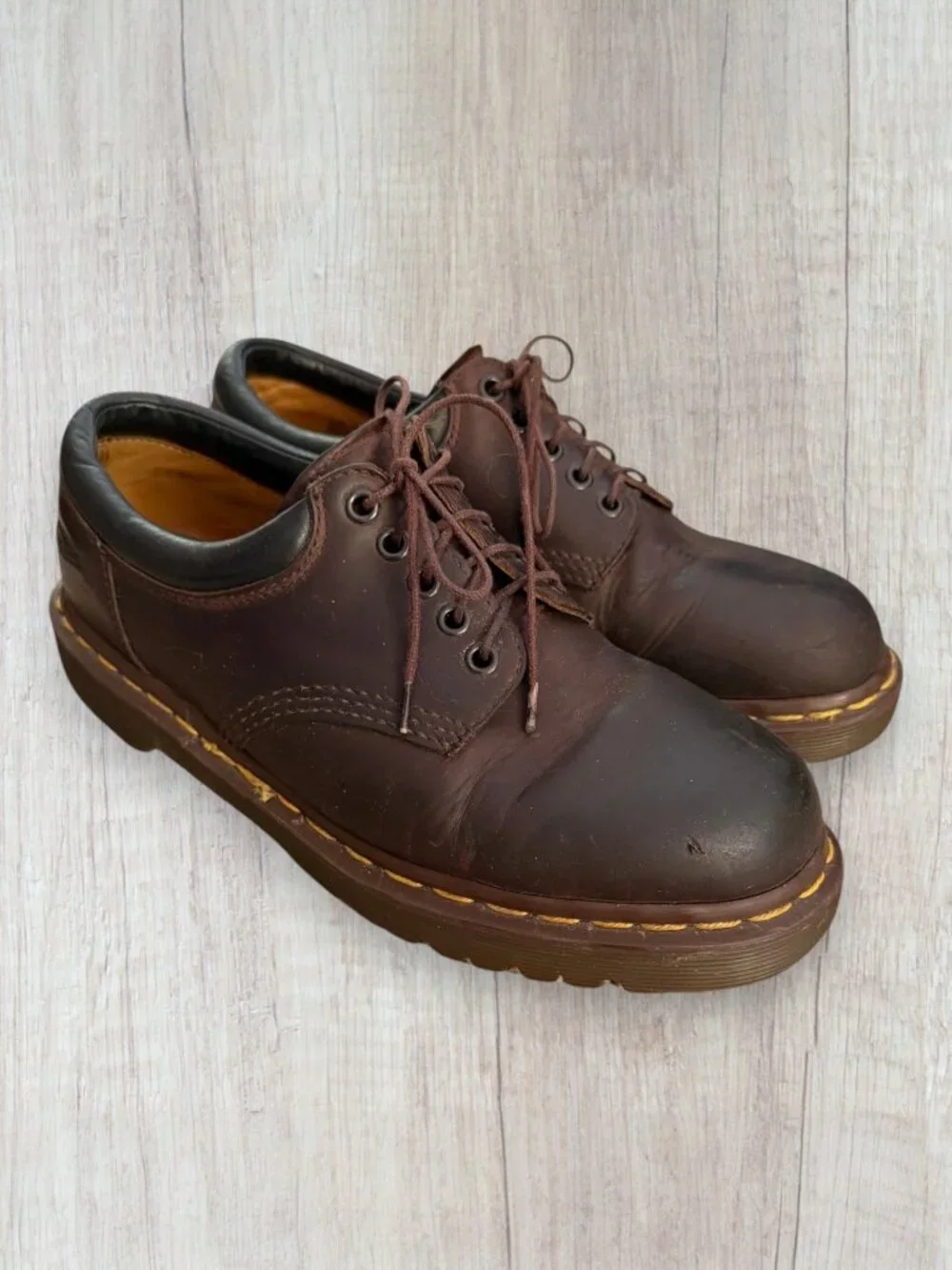 Dr. Martens 8053 Made in England Brown Leather Oxford Shoes Men's US 8 Gibson